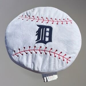 Detroit Tigers MLB 15" Team Baseball Design Puff Pillow Fan Decor